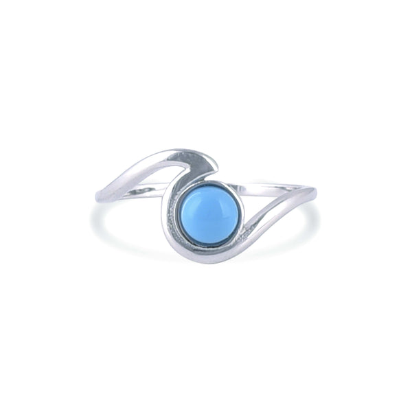 Nalu Jewels Turquoise Rock Wave Ring 6 (52.9mm)