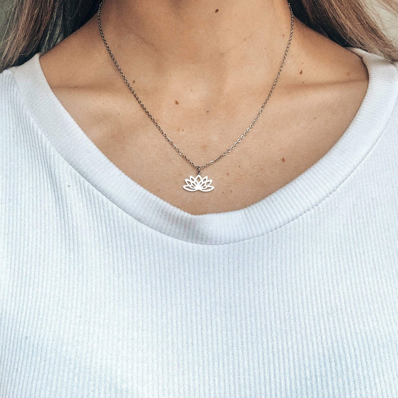 Nalu Jewels Lotus Flower Necklace