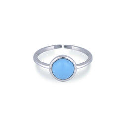 Nalu Jewels Turquoise Rock Ring Adjustable