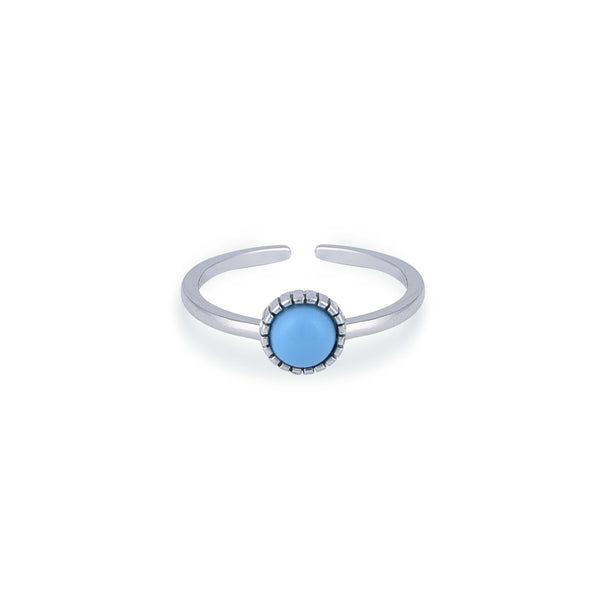 Nalu Jewels Turquoise Stone Ring Adjustable