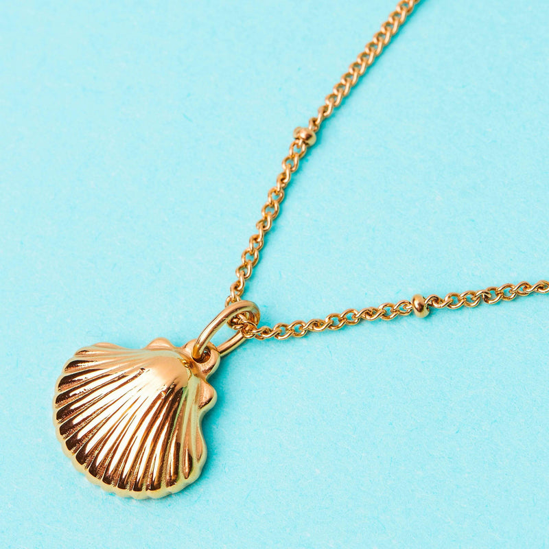 Nalu Jewels Gold Shell Necklace